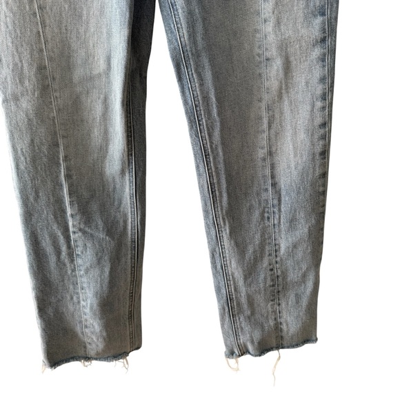 Aritzia Denim Forum The Arlo High Rise Seam Straight Jean 27 Light Blue Indigo - Picture 8 of 17